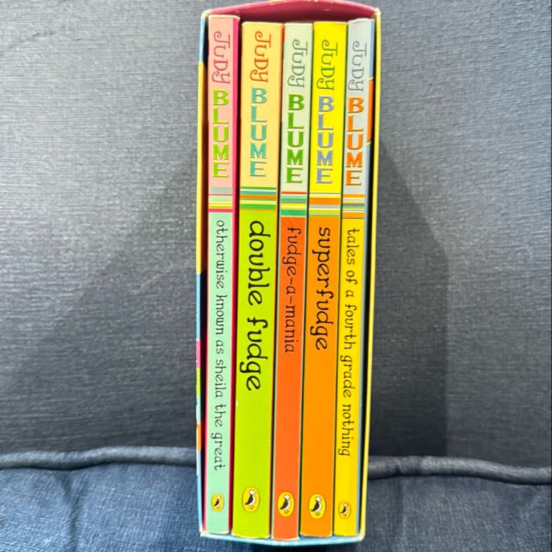 Judy Blume's Fudge Box Set