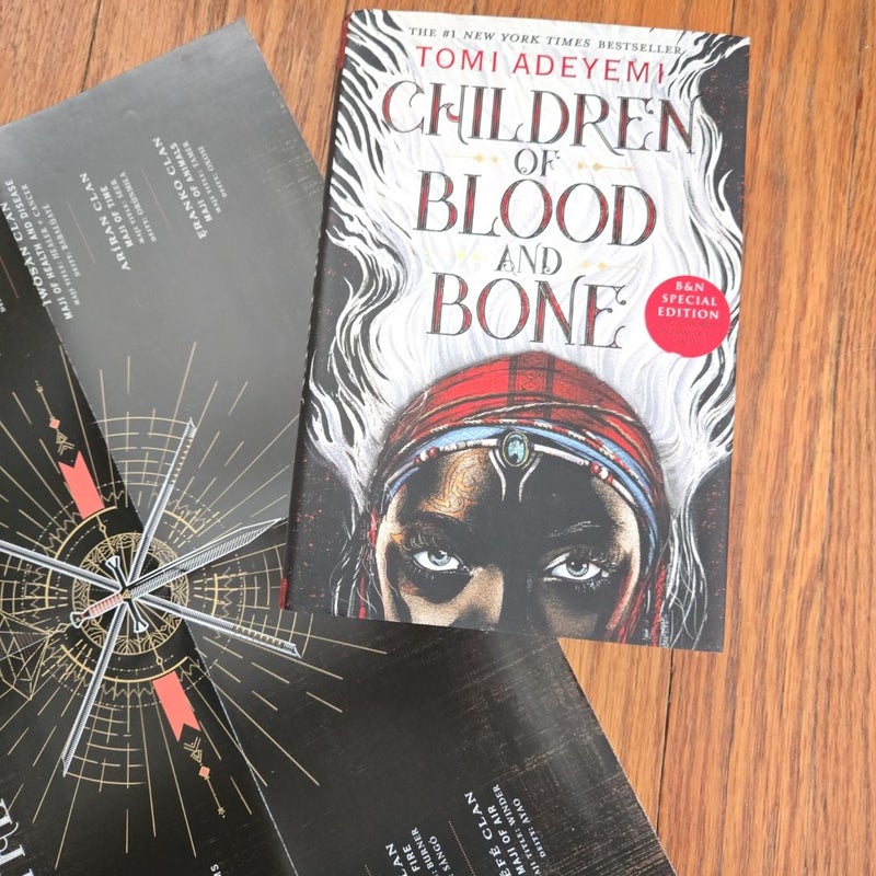 SIGNED +map Children of Blood and Bone 