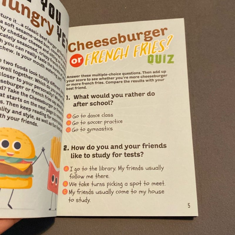 Cheese Burger; French Fries?