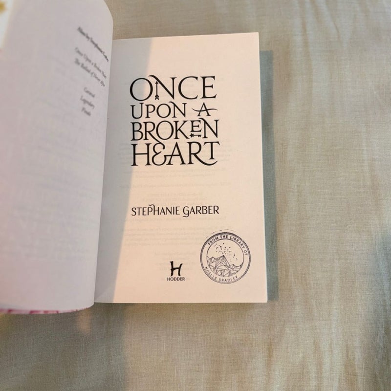 Once upon a Broken Heart (UK Edition)