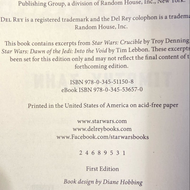 Star Wars Scoundrels (First Edition First Printing)