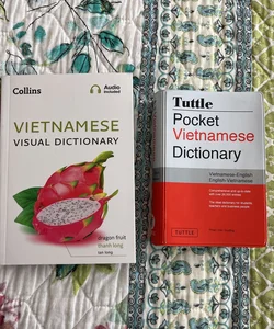 Tuttle Pocket Vietnamese Dictionary AND Vietnamese Visual Dictionary 