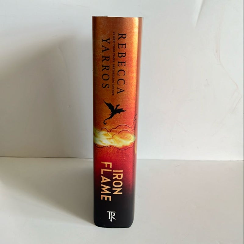 Iron Flame First US Edition sprayed edges 