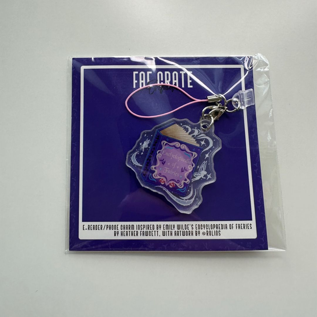 E-Reader/Phone Charm inspired by Emily Wilde's Encyclopaedia of Faeries FAE CRATE