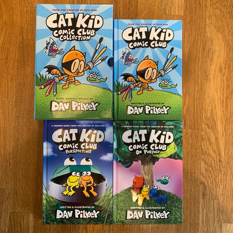 The Cat Kid Comic Club Collection: from the Creator of Dog Man (Cat Kid Comic Club #1-3 Boxed Set)