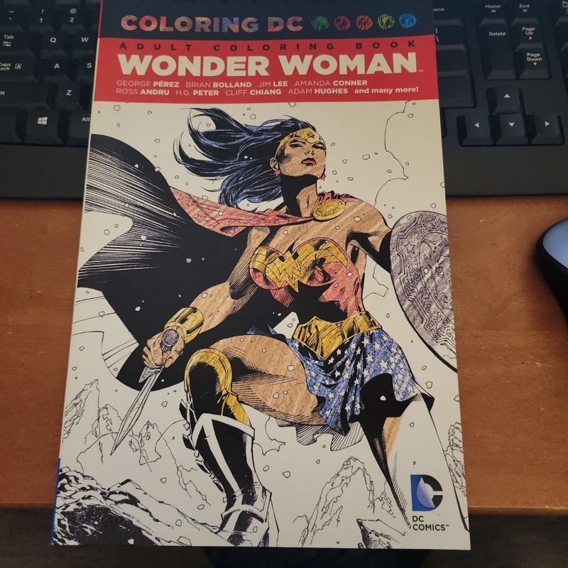 Colouring DC Wonder Woman