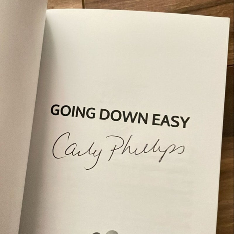 Going down Easy - SIGNED BY AUTHOR
