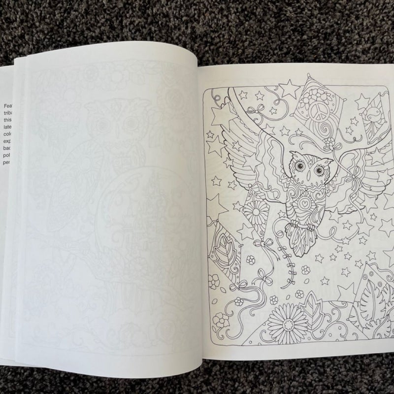 Creative Haven Owls Coloring Book