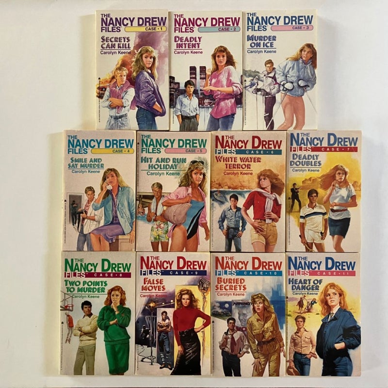 The Nancy Drew Files: Case 1 - 33 (Lot of 33 paperbacks)