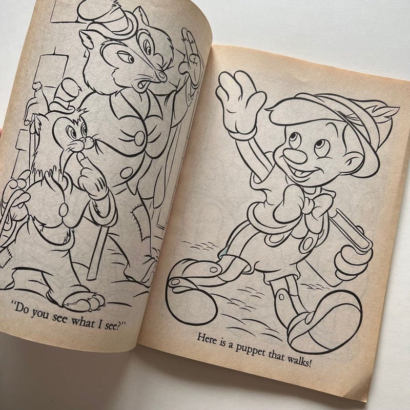 Pinocchio Golden Coloring Book