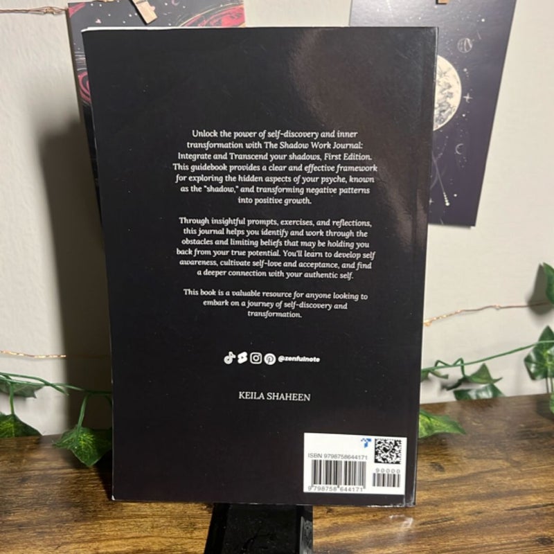 The Shadow Work Journal: a Guide to Integrate and Transcend Your Shadows