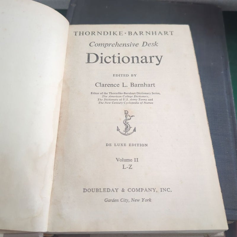 Comprehensive desk dictionary 