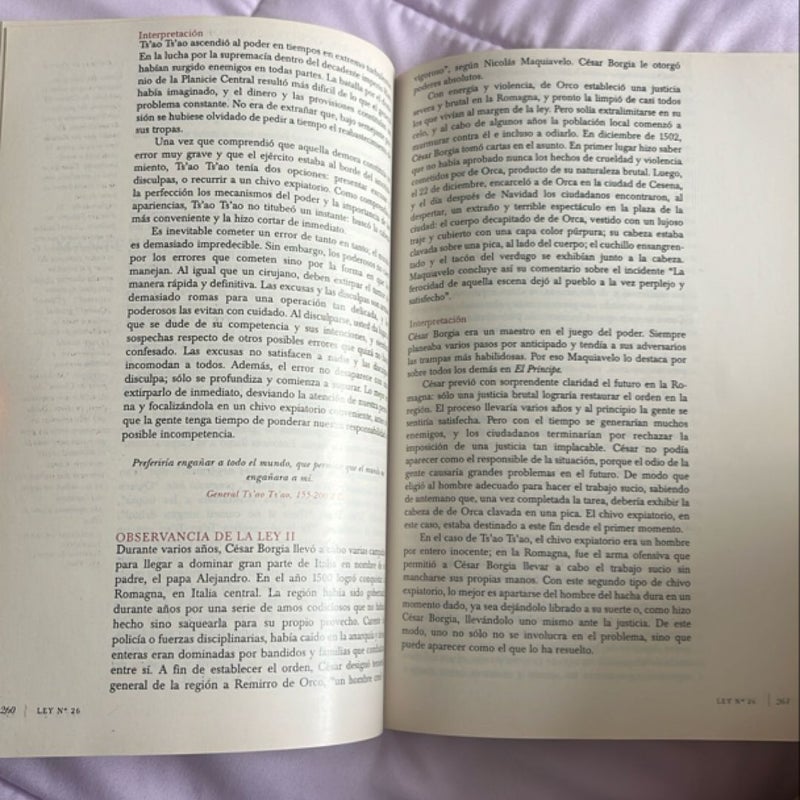 Las 48 Leyes del Poder Spanish Version