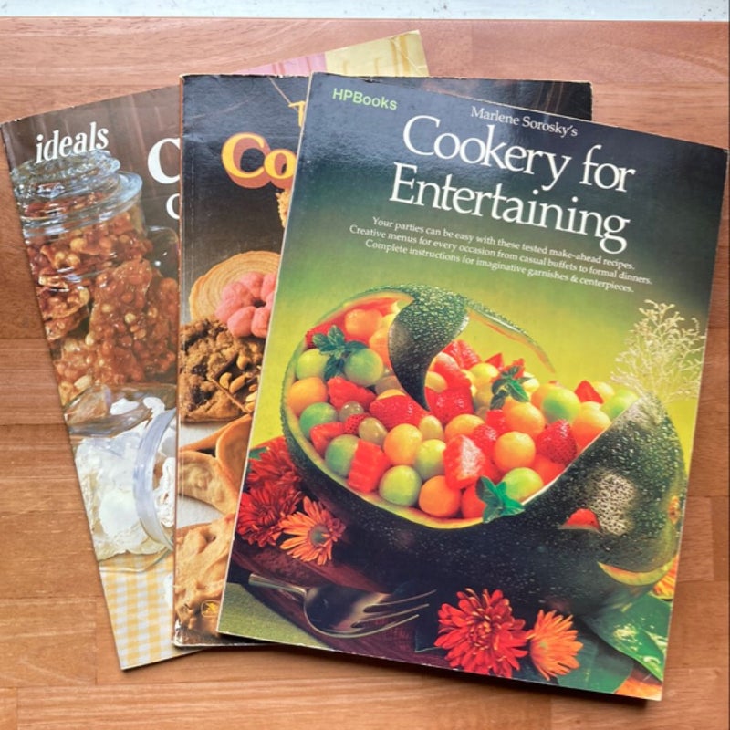 3 book bundle - vintage cook books