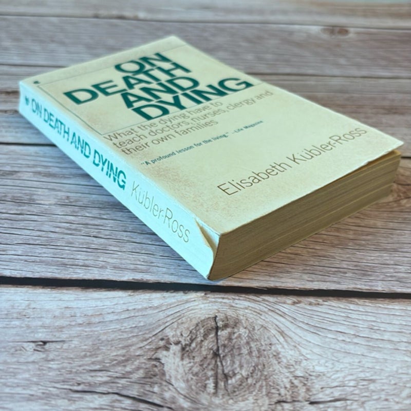 On death and dying