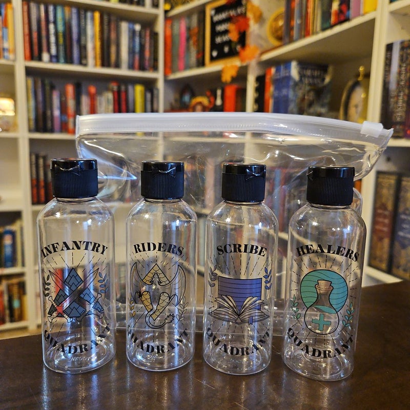 Fourth Wing inspired Travel Bottles