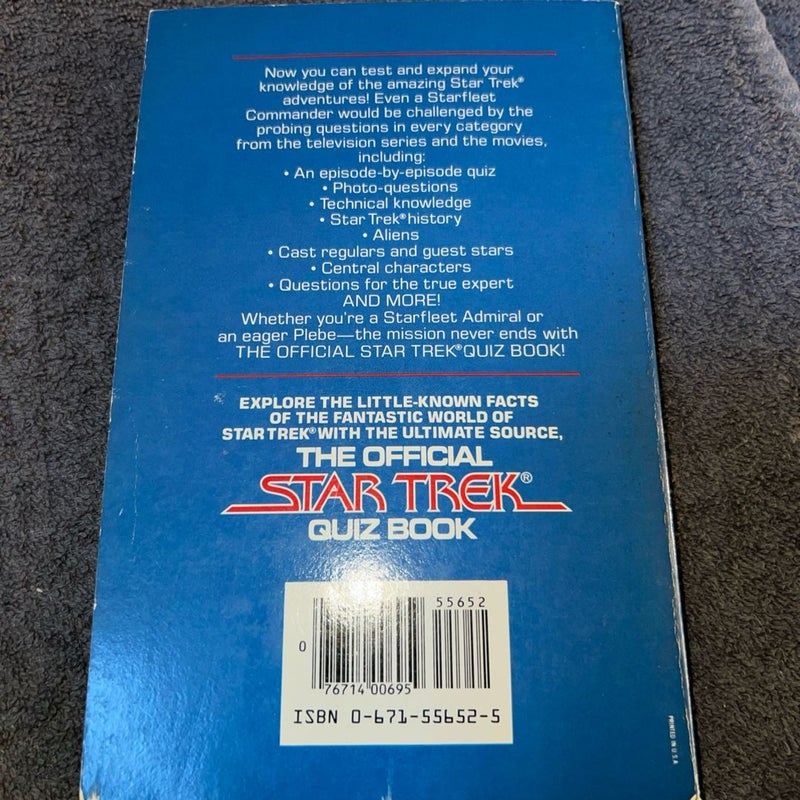 The Official Star Trek Quiz Book