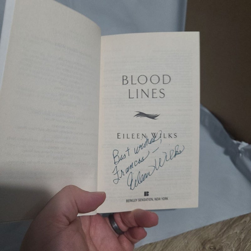 Blood Lines (Signed by Author)