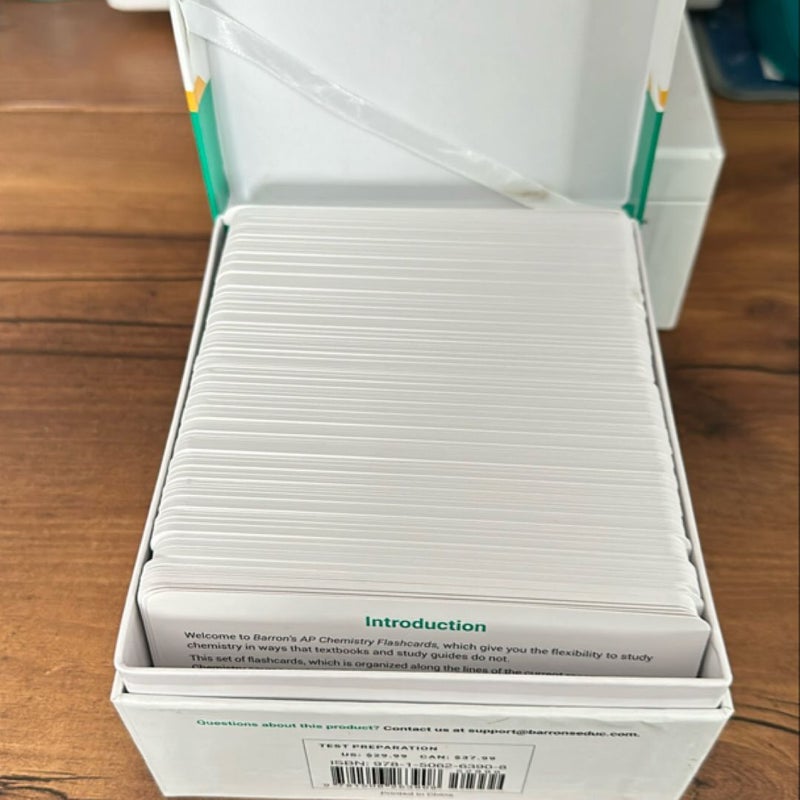 AP Chemistry Flashcards, Fourth Edition: up-To-Date Review and Practice + Sorting Ring for Custom Study