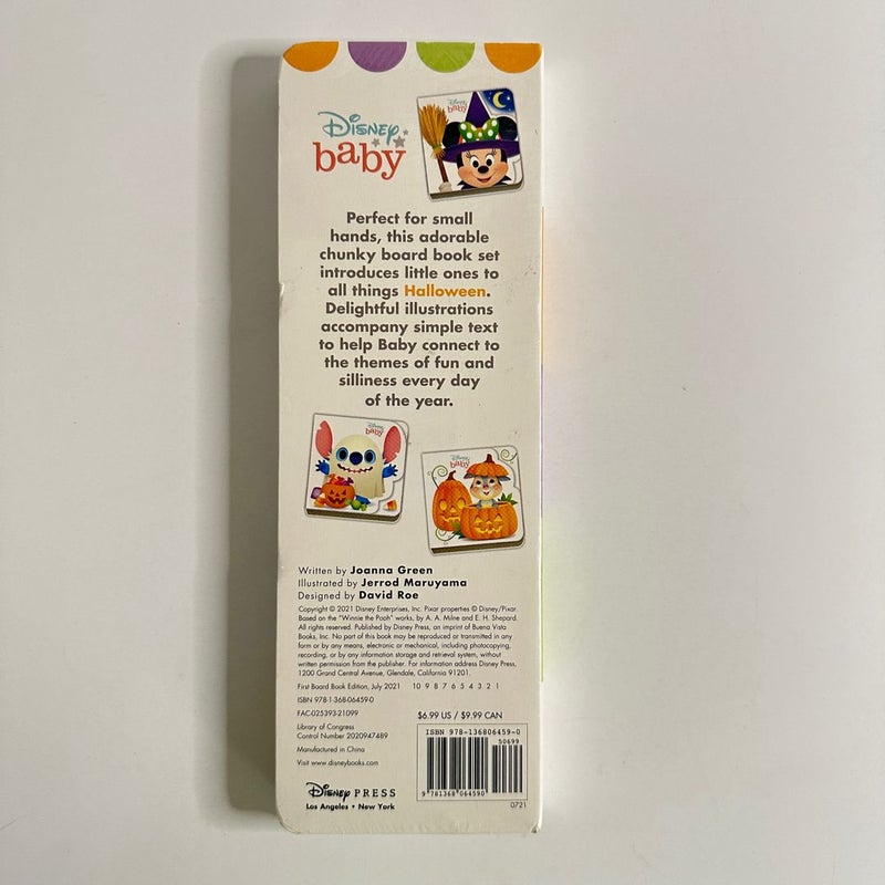 Disney Baby 3 Chunky Halloween Board Books, NEW (Board Book)