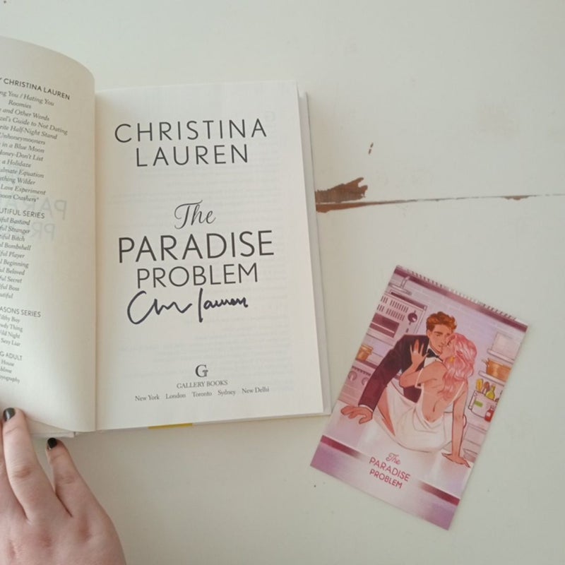 The Paradise Problem SIGNED +illustration 