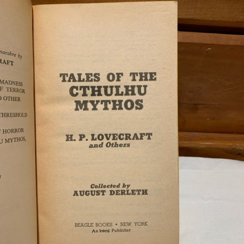 Tales of the Cthulhu Mythos Volume 1