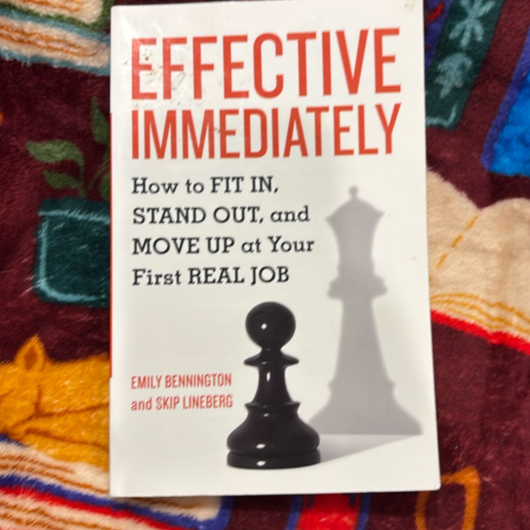 Effective Immediately