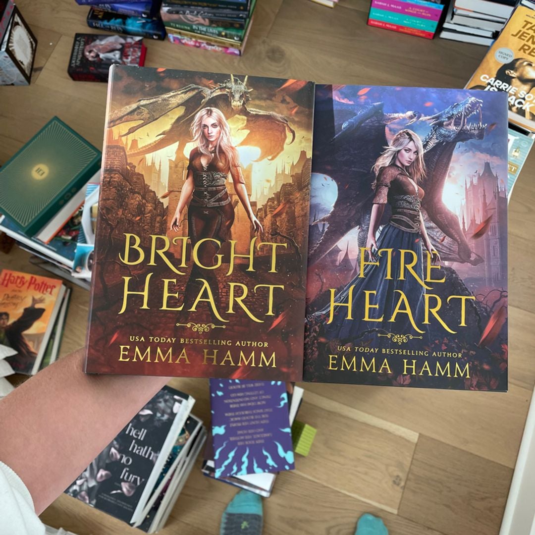 Bookish Box Fire Heart and Brave Heart by on sale Emma Hamm Signed Edition