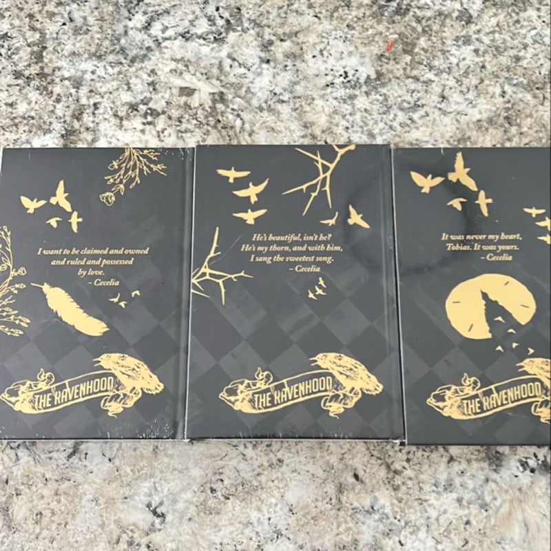 Ravenhood trilogy special book box edition