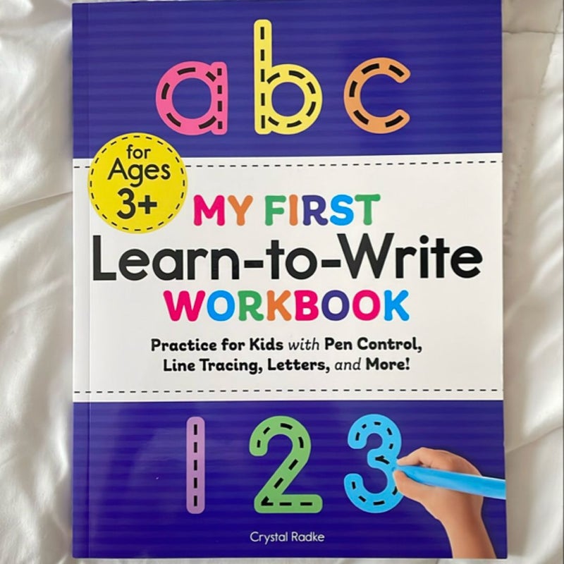 My First Learn to Write Workbook