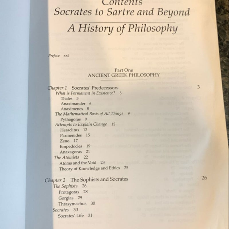 Socrates to Sartre and Beyond