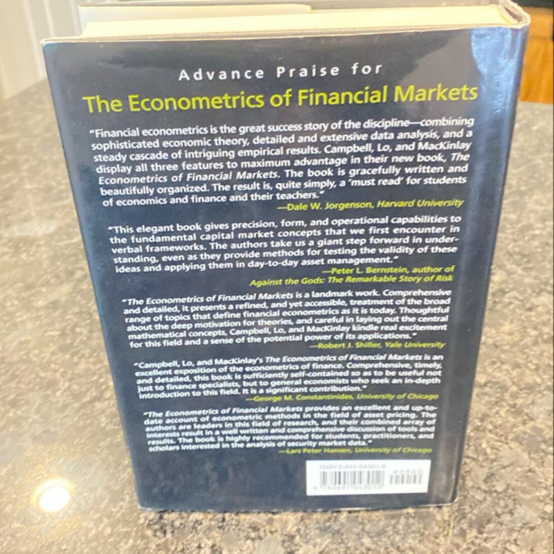 The Econometrics of Financial Markets by John Y. Campbell, Andrew