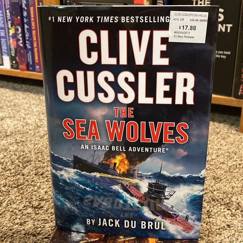 Clive Cussler the Sea Wolves (first printing)