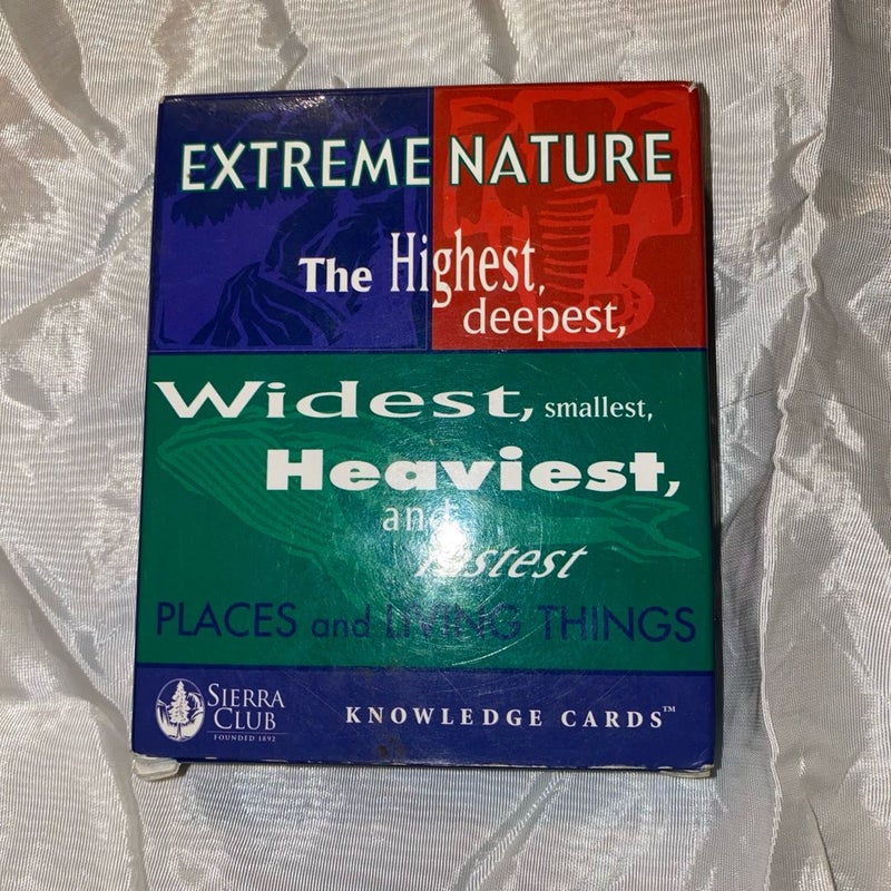 Extreme Nature Knowledge Cards by Sierra Club