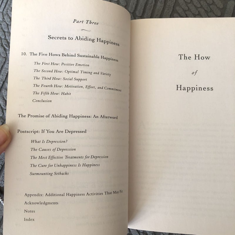 The How of Happiness