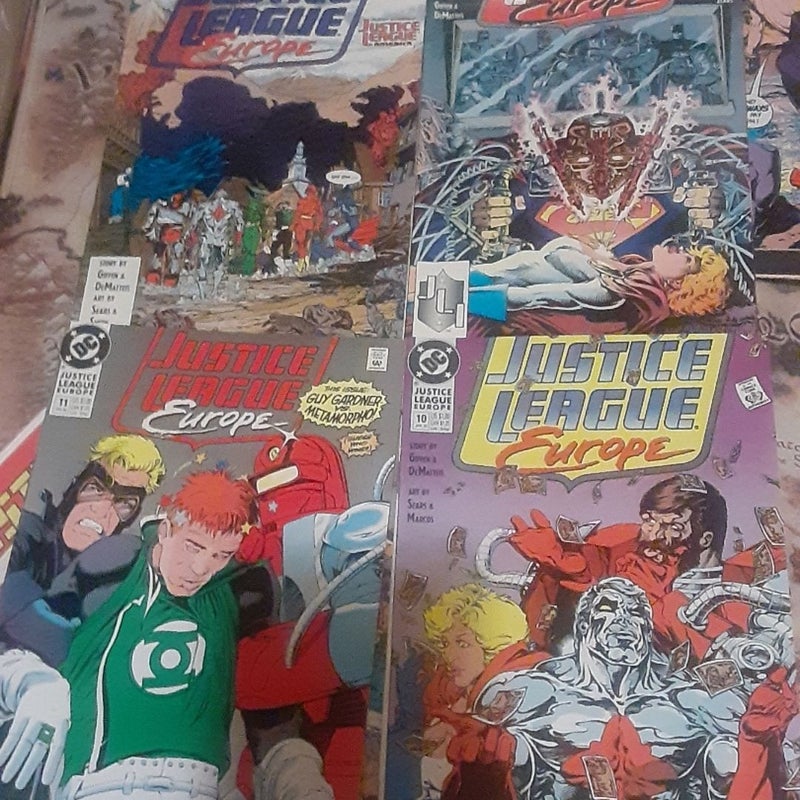 Justice League Europe Comic Book Lot 1-15 