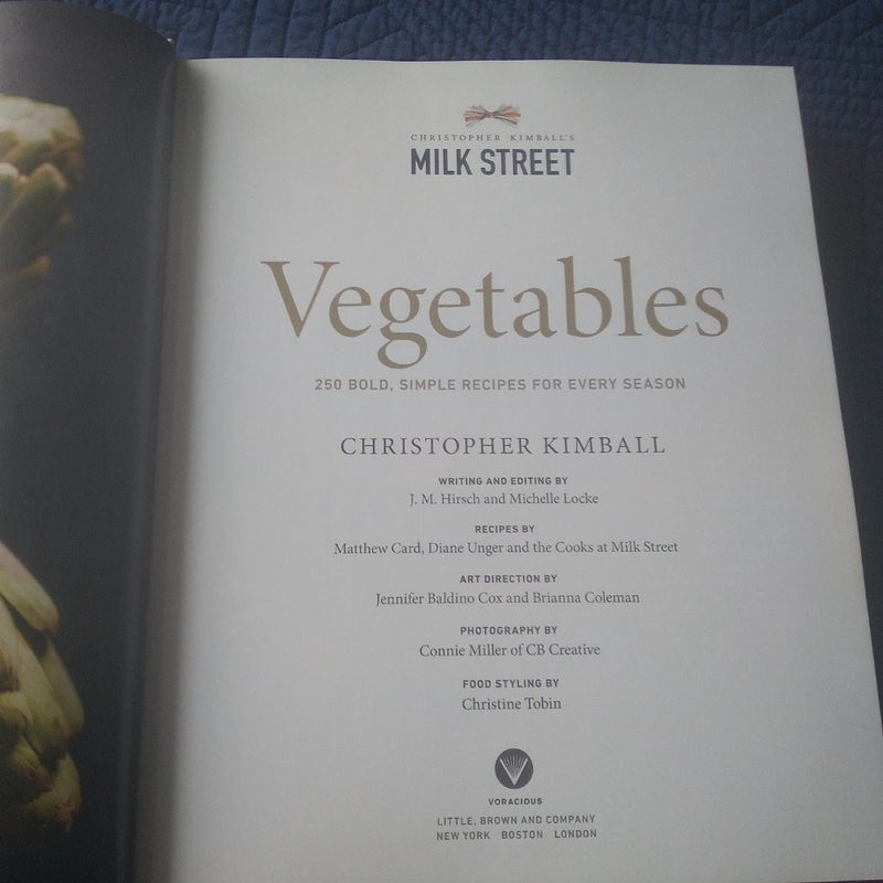 Milk Street Vegetables