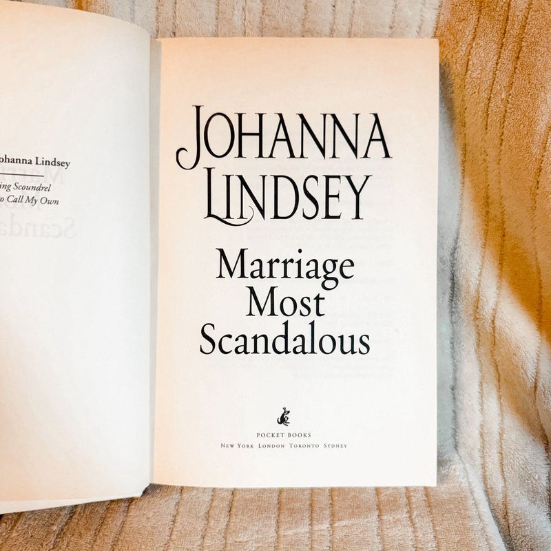 Marriage Most Scandalous (FIRST EDITION)