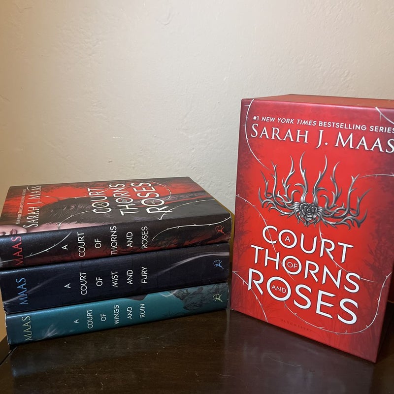 A Court of Thorns and Roses (books 1-3) Original Covers