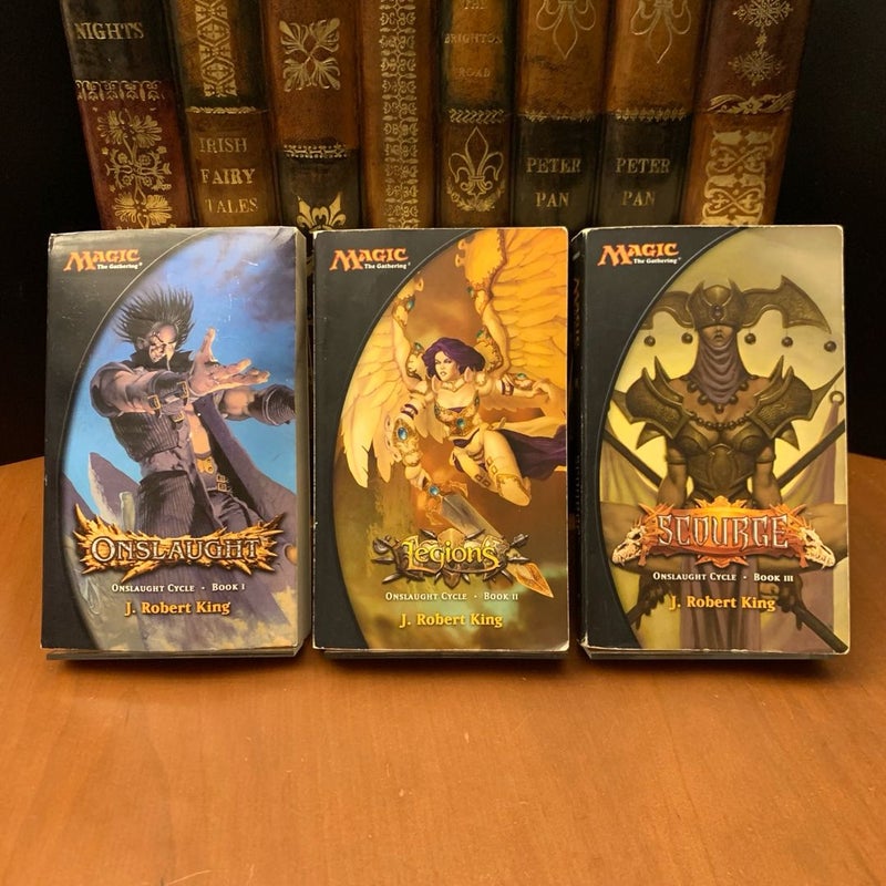 Magic The Gathering: Complete Onslaught Cycle Trilogy Set: Onslaught, Legions, Scourge, All First Edition First Printing