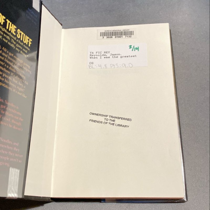 When I Was the Greatest