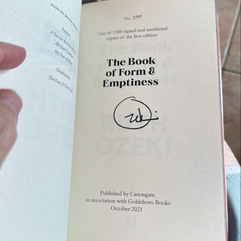 The Book of Form and Emptiness SIGNED