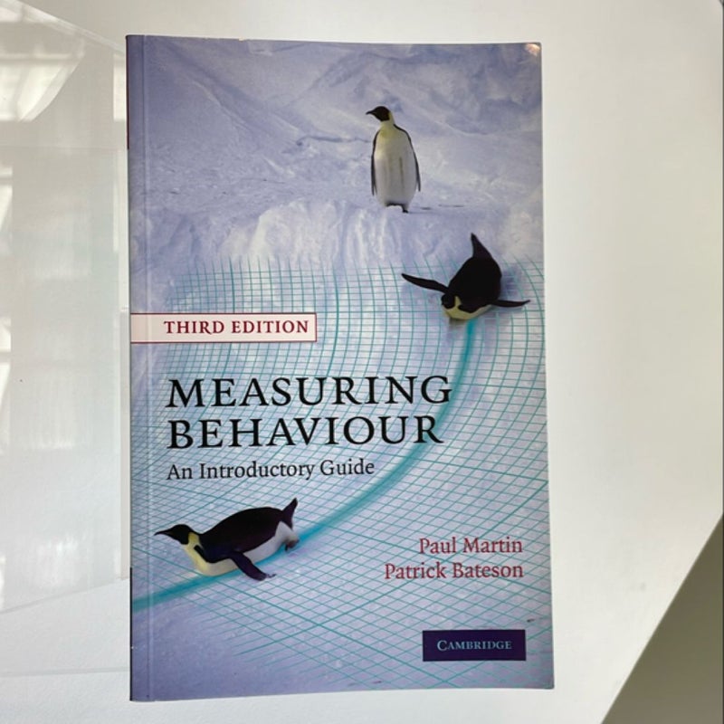 Measuring Behaviour