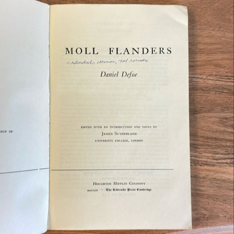 Moll Flanders