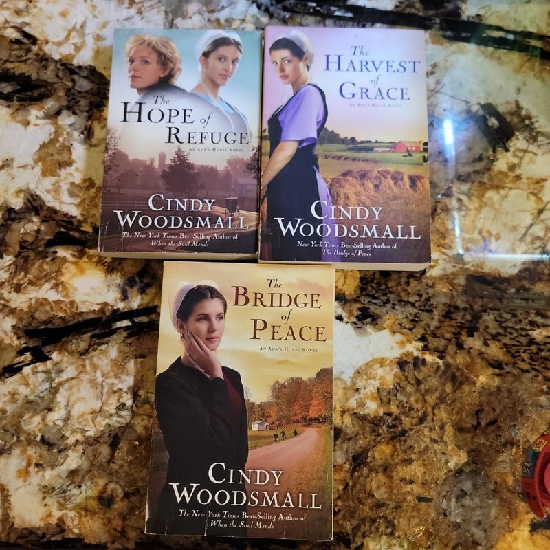 The Bridge of Peace, The Harvest of Grace, The Hope of Refuge - An Ada's House Amish Romance Series Bundle 