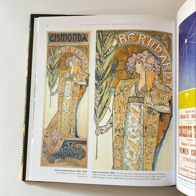 Art Nouveau Posters. Masterpieces of Art