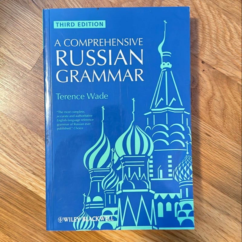 A Comprehensive Russian Grammar