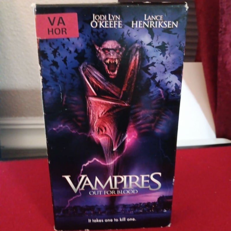 Vampires out for blood vintage Horror VHS