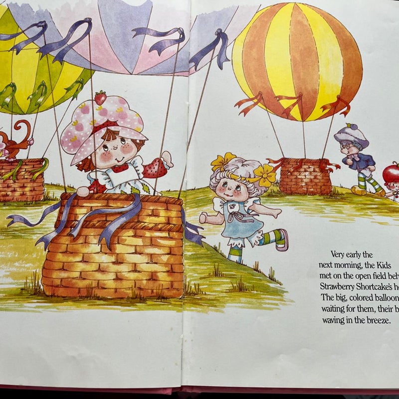 Vintage Hardcover Strawberry Shortcake and the Big Balloon Race
