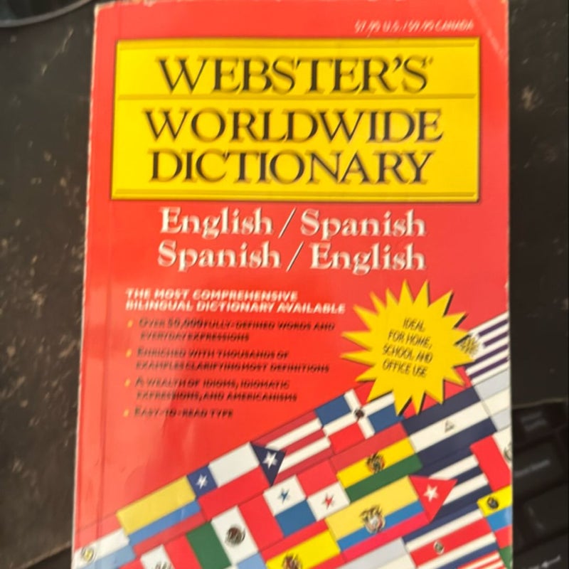 Webster worldwide dictionary 